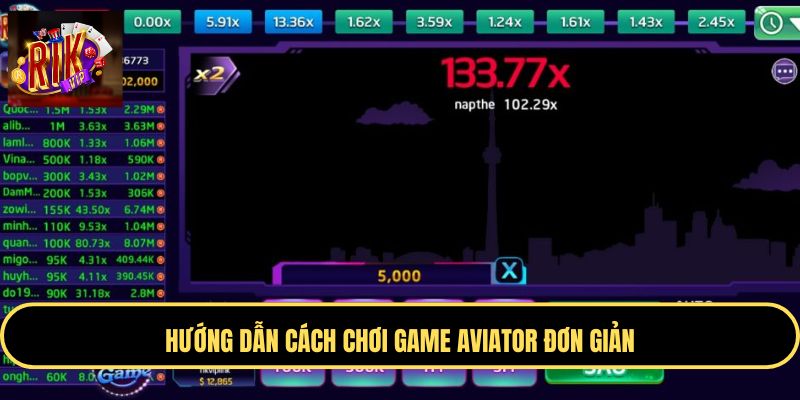Chi tiết cách chơi game Aviator